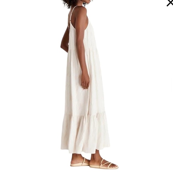 Z Supply Lido Animal Maxi Dress Sandstone Sz M - Picture 9 of 11